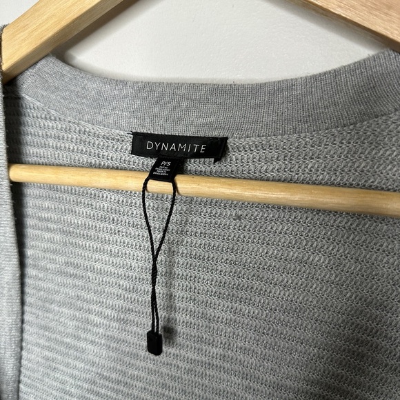 Dynamite Long Ribbed Knit Cardigan Small - Picture 2 of 11